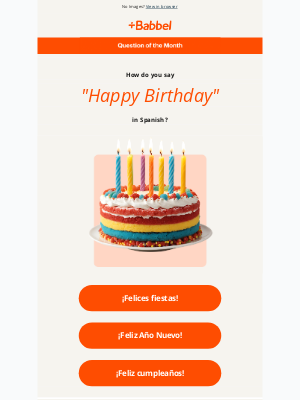 Babbel - 🎁 Ready for the Spanish question of the month?