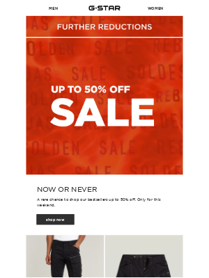 G-Star RAW - Bestsellers Up to 50% Off