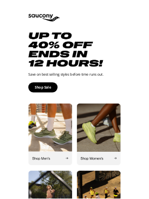 Saucony - Up to 40% off ends soon