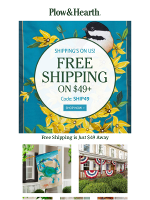 Plow & Hearth - The Best Kind of Delivery? FREE