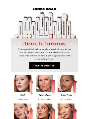 Jones Road Beauty - Get the perfect summer lip with the Lippie Stick