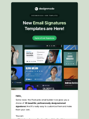 Designmodo - New Email Signatures Templates are Here!