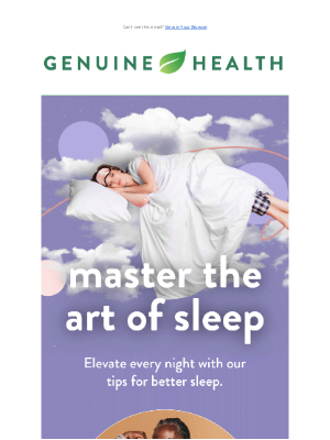 Genuine Health - Cultivate Healthy Sleep Habits with these Tips and Insights