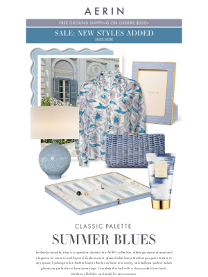 AERIN LLC - Moodboard: Summer Blues