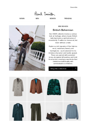 Paul Smith - Discover Our AW25 Collection