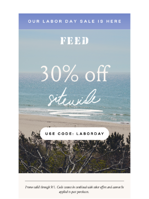 FEED Projects - Labor Day Sale has arrived
