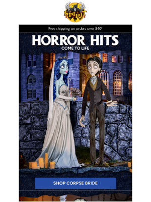 Spirit Halloween - NOW SHOWING: Big screen animatronics 🎬