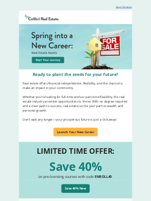 Colibri Real Estate School - Secure Your Prosperous Future 💰 Start a Career in Real Estate
