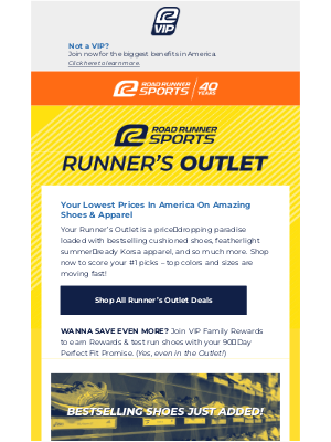 Road Runner Sports - Unlock Mega Savings With These Outlet Deals