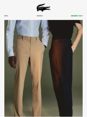 Lacoste - The New ‘It’ Pants