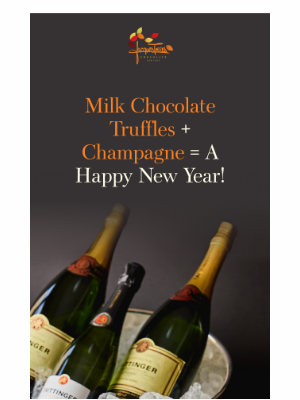 Jacques Torres Chocolate - New Year’s Eve Calls for Taittinger Champagne Truffles