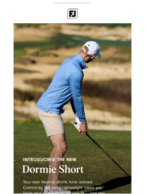 FootJoy - Our Shorts Just Got Even Better