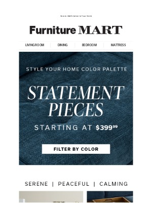 The Furniture Mart - The Secret Power of Color