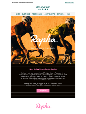 Evans Cycles (UK) - New Arrival: Introducing Rapha