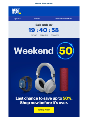 Best Buy Canada - You almost missed it: save up to 50% on awesome tech. Hurry! ⏳