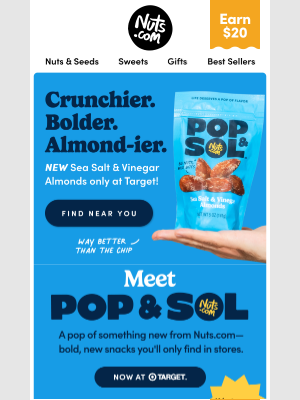 Nuts - Sorry, chips. There's a new snack in town.