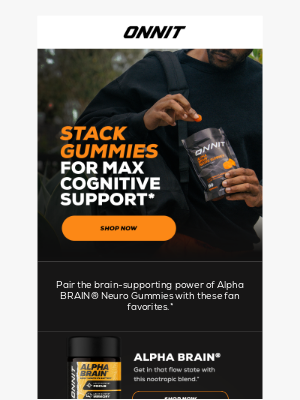 Onnit - What Are You Stacking Your Neuro Gummies With?
