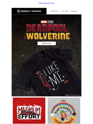 DesignByHumans - Holy Snikt! Deadpool & Wolverine Tees! 💀