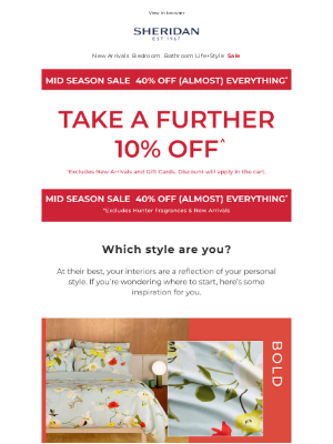 Sheridan (Australia) - Find your style and save up to 40%