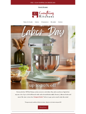 Everything Kitchens - 🦅VIP EARLY ACCESS: Labor Day Sales 💥 Email-Only Coupon Inside