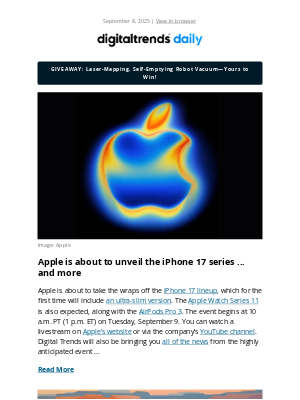 Digital Trends - 📱 Apple's big reveal — how to watch