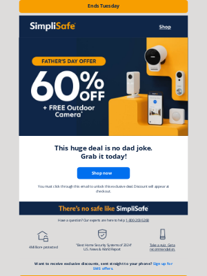 SimpliSafe - Your exclusive Father's Day offer is inside — snag it now