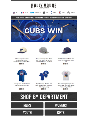 Rally House - Cubs WIN | Unlock a New Winning Look 💙🔓