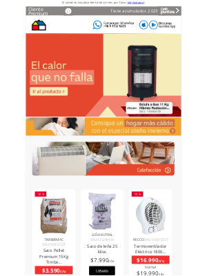 Falabella (Chile) - Electrohogar: equipado para el invierno ❄️