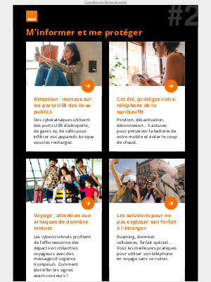 Orange (France) - nos conseils sécurité pour un été serein