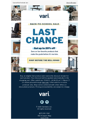 VARIDESK - 🔔Don‘t Miss Out On UP TO 20% Off🔔