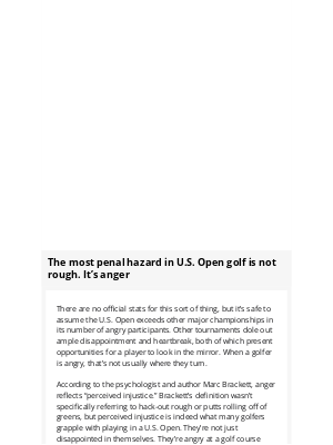 Golf Digest - What not to do when ticked off