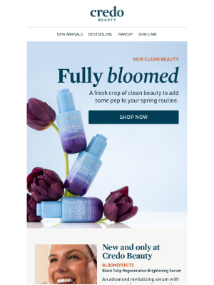 Credo Beauty - NEW: Bloomeffects Black Tulip Serum