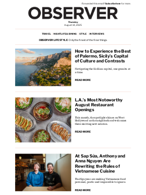 Observer - How to Experience the Best of Palermo, Sicily’s Capital of Culture and Contrasts
