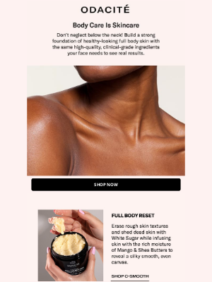 Odacité - This is your sign to start a body care routine