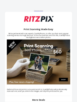 RitzPix - 💫 DEAL on Print Scanning