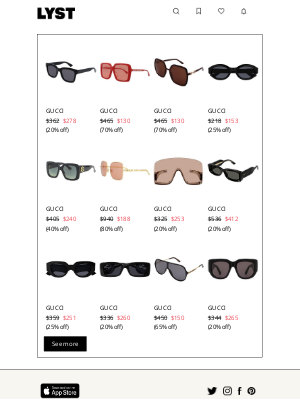 Lyst - More Gucci sunglasses