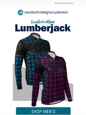Aero Tech Designs - NEW! Limited Edition Lumberjack Jerseys for Men and Women