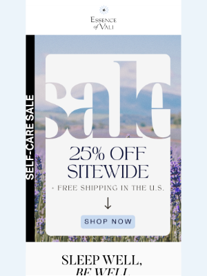 Essence of Vali - 25% OFF SITEWIDE + FREE SHIPPING IN THE U.S.