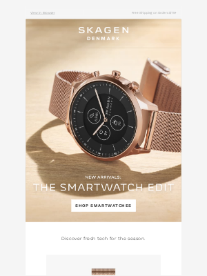 Skagen - fresh tech you won’t want to miss