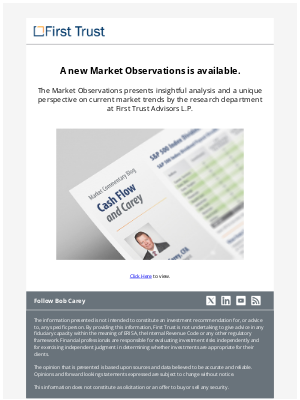 Market Observations - SP 500 Index Earnings Revenue Growth Rate Estimates
