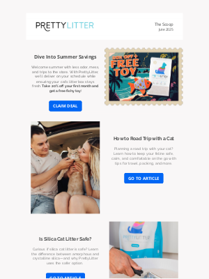 PrettyLitter - June Newsletter 😎