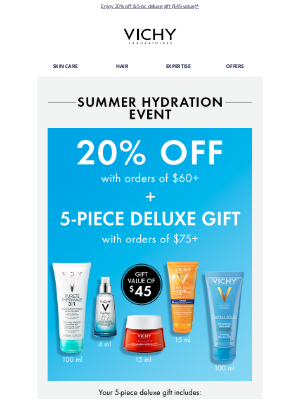 Vichy CA - Summer Hydration Event Starts Now