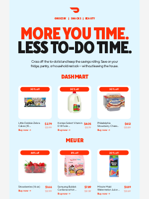 DoorDash - To-do list? More like whew, done list