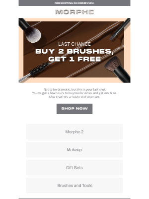 Morphe - LAST CHANCE FOR FREE BRUSHES