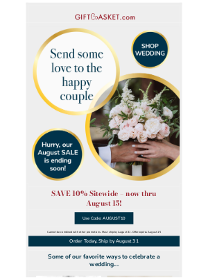 Gift Basket - Summer Wedding Gift Baskets