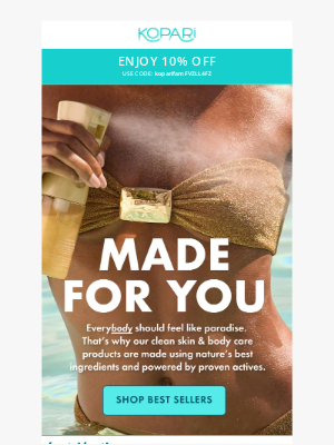 Kopari Beauty - 10% Your Order + Check out our New Collection!