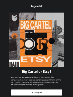 Big Cartel - Did you see this?