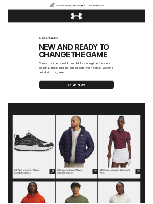 Under Armour - New season. New arrivals.