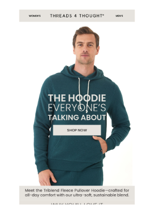 Threads For Thought - Your new favorite hoodie (96% of customers agree)