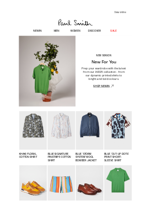 Paul Smith - This weeks newest pieces